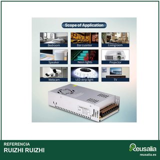 RUIZHI fuente alimentación 12V 30A 360W