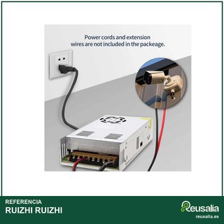 RUIZHI fuente alimentación 12V 30A 360W