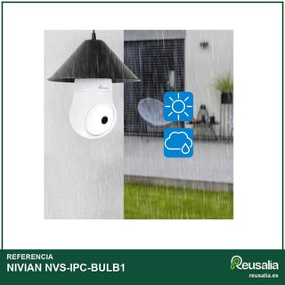 NIVIAN cámara vigilancia wifi 360 grados