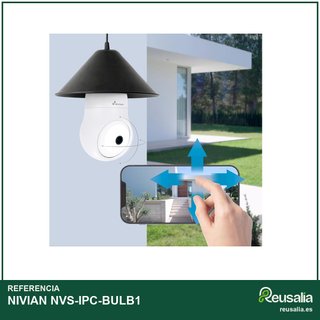 NIVIAN cámara vigilancia wifi 360 grados