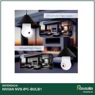 NIVIAN cámara vigilancia wifi 360 grados