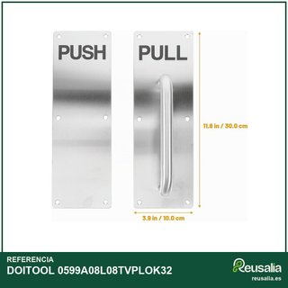 DOITOOL manija puerta acero inoxidable push pull
