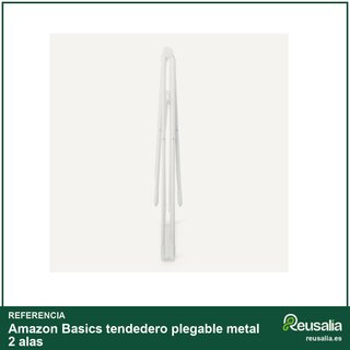 Amazon Basics tendedero plegable metal 2 alas
