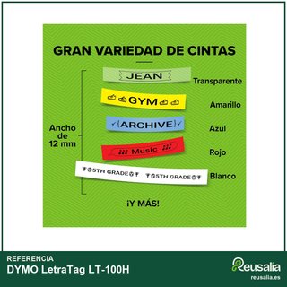 DYMO LetraTag impresora etiquetas portátil