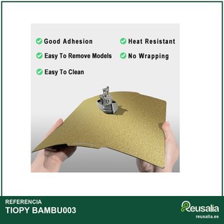 TIOPY placa doble cara acero flexible