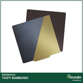 TIOPY placa doble cara acero flexible