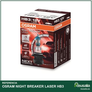OSRAM NIGHT BREAKER LASER HB3 lámpara halógena
