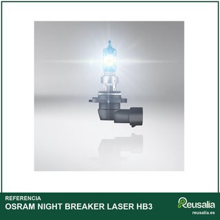 OSRAM NIGHT BREAKER LASER HB3 lámpara halógena