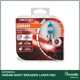OSRAM NIGHT BREAKER LASER HB3 lámpara halógena