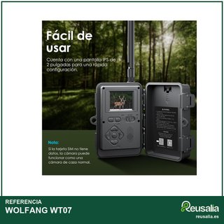WOLFANG WT07 cámara de caza 4G HD
