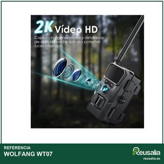 WOLFANG WT07 cámara de caza 4G HD