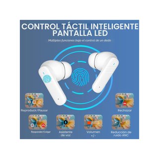 Auriculares inalámbricos Bluetooth 5.4 con ANC y