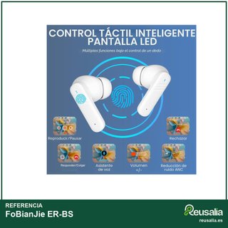 Auriculares inalámbricos Bluetooth 5.4 con ANC y