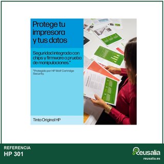 HP 301 pack 2 cartuchos tinta negro color