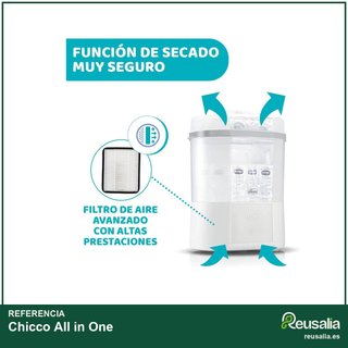 Chicco All in One esterilizador 6 biberones