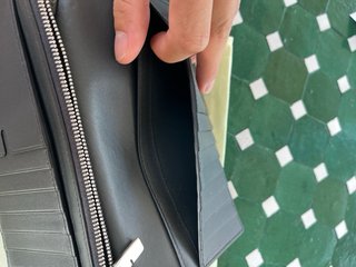 Cartera Burberry Cuadros Marrón y Negro