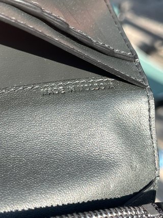 Cartera Burberry Cuadros Marrón y Negro