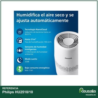 Philips HU2510/10 Serie 2000 humidificador aire 2L