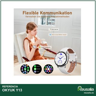 OKYUK Y13 reloj inteligente mujer salud deporte