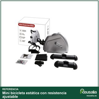 Mini bicicleta estática con resistencia ajustable