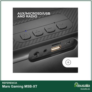 Mars Gaming MSB-XT altavoz portátil barra sonido