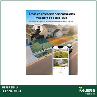Tenda CH9 cámara vigilancia exterior doble lente