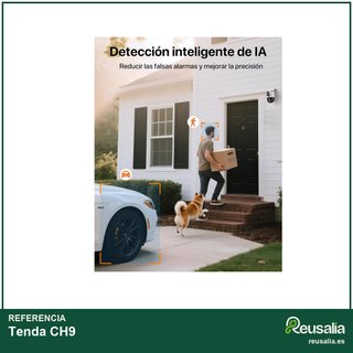 Tenda CH9 cámara vigilancia exterior doble lente