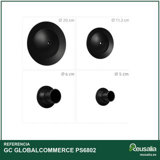 Desatascador aire comprimido con 4 adaptadores