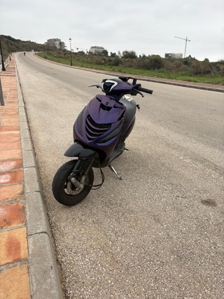 Zip SP Scooter Morado y Negro