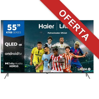 - Haier H55K705UG Smart TV 55" 4K QLED Android