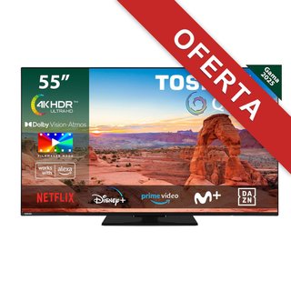 - Toshiba 55QV3463DG Smart TV QLED 4K UltraHD