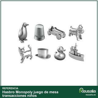 Monopoly juego de mesa transacciones niños