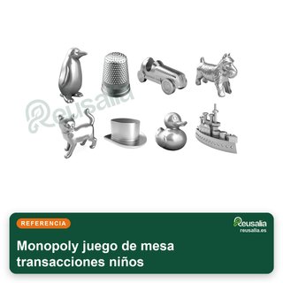 Monopoly juego de mesa transacciones niños