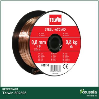 Telwin 802395 bobina hilo soldar acero