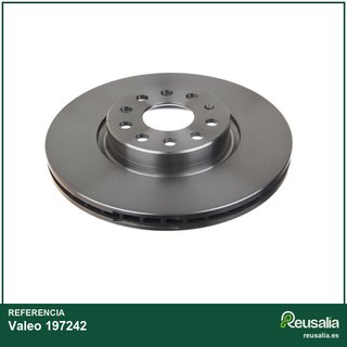 Valeo 197242 disco freno ventilado eje delantero