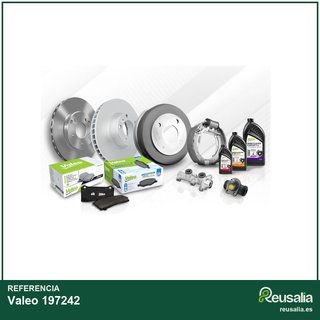 Valeo 197242 disco freno ventilado eje delantero