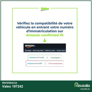 Valeo 197242 disco freno ventilado eje delantero