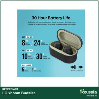 LG xboom Budslite auriculares bluetooth