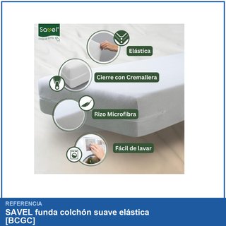 SAVEL funda colchón suave elástica [BCGC]