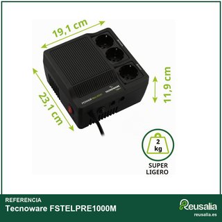 Tecnoware Estabilizador Tensión 1000VA para PC