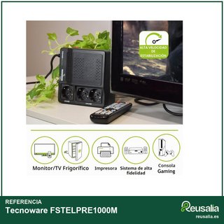 Tecnoware Estabilizador Tensión 1000VA para PC