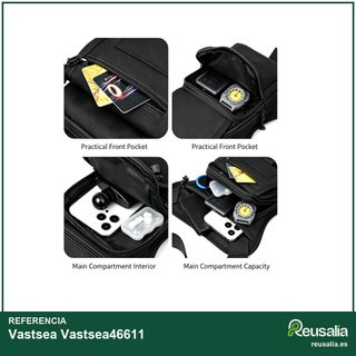 Vastsea bolsa pierna moto 4 bolsillos