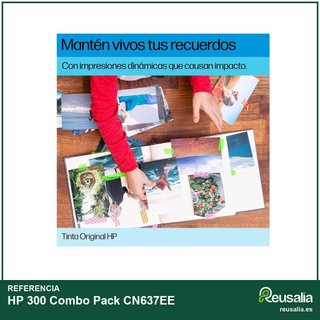 HP 300 Pack 2 cartuchos originales negro y