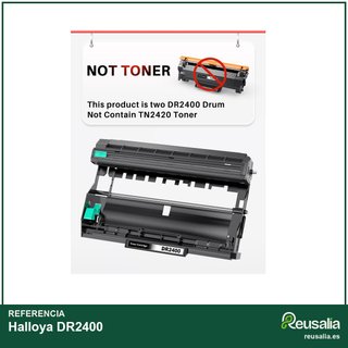 Halloya DR2400 Tambor compatible Brother para