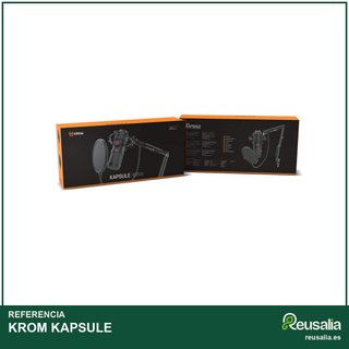 KROM KAPSULE Micrófono condensador USB cardioide