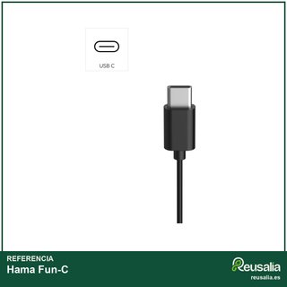 Hama Fun-C auriculares USB-C in-ear micrófono
