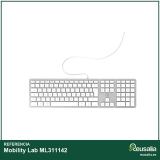 Mobility Lab teclado alemán cable Mac