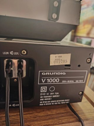 Equipo de sonido Grundig PS 2000 y V 1000