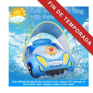 GOHHME flotador bebé coche con asiento
