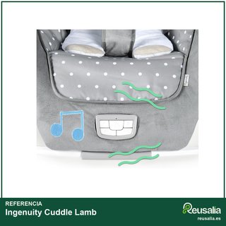 Ingenuity Cuddle Lamb hamaca mecedora bebé